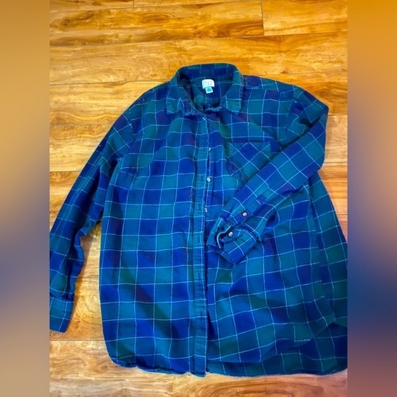 A.n.deawy| Women’s Plaid Button Down shirt size Xlarge - Picture 1 of 7